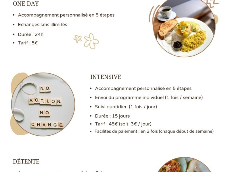 Programme nutrition et bien-être en 5 étapes