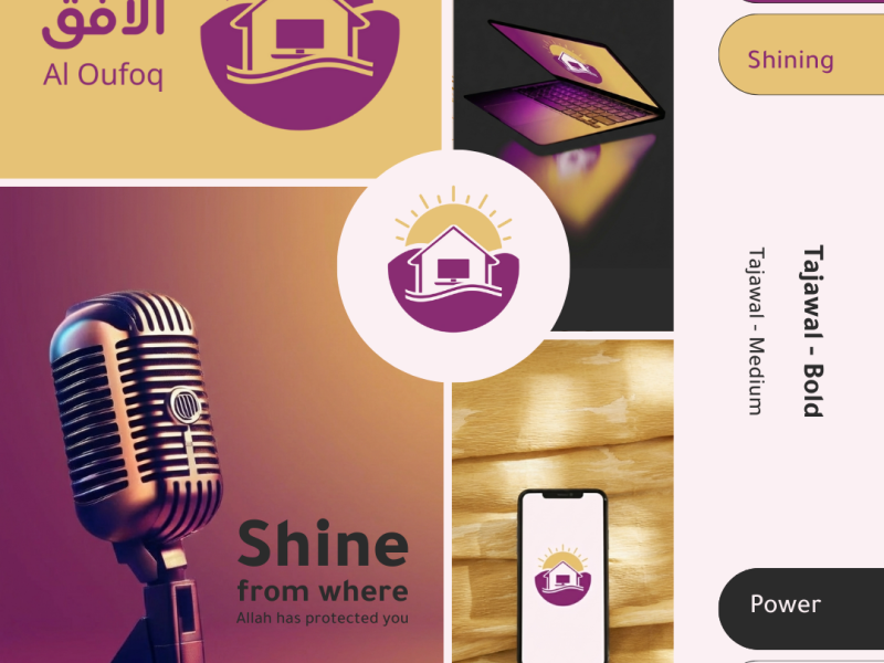 Graphiste: Identité visuelle, page d'accueil web, modèle de publication pour les réseaux sociaux.