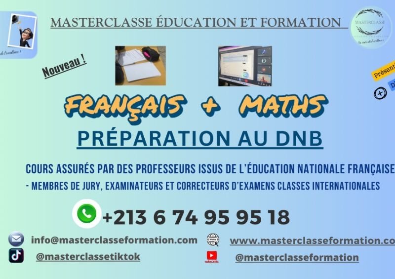 Soutien scolaire en groupe ou individuel à Dely Ibrahim et distanciel