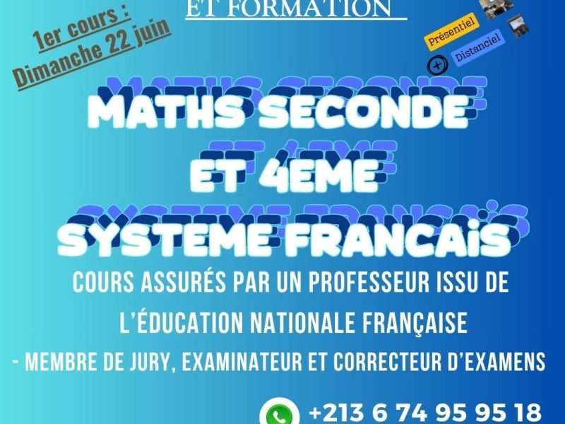 Soutien scolaire en groupe ou individuel à Dely Ibrahim et distanciel