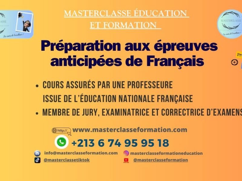 Soutien scolaire en groupe ou individuel à Dely Ibrahim et distanciel