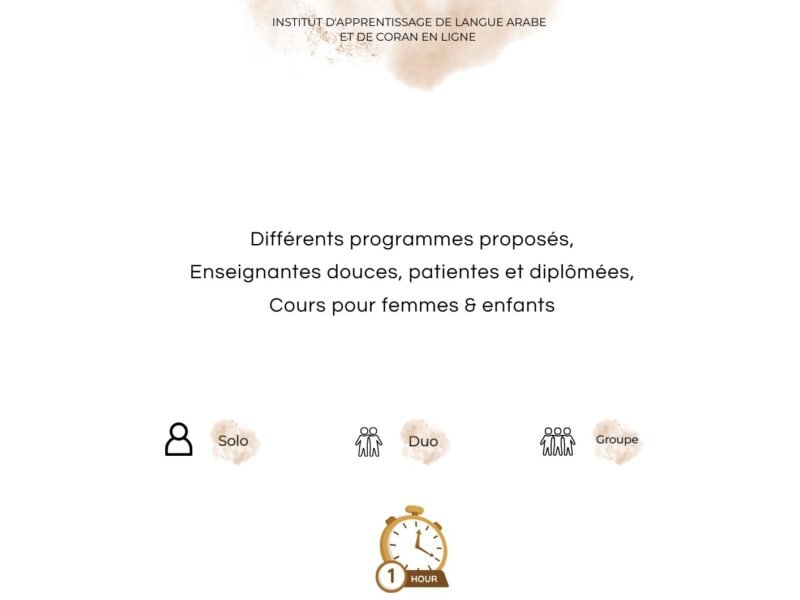 Enseignement de la langue arabe
