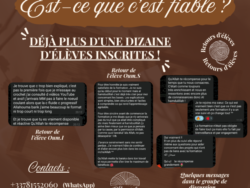 Formation Crochet en E-learning