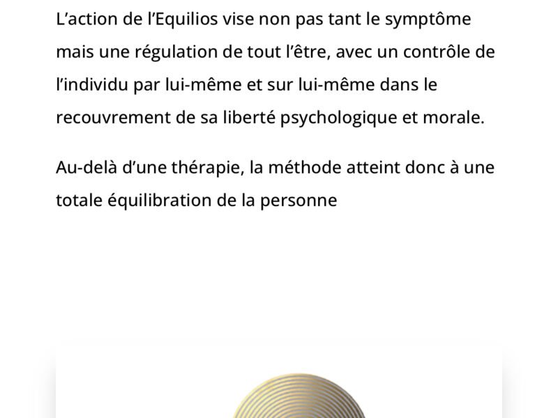 Spécialisée en méthode Equilios®, j’aide à réduire stress, fatigue et troubles du quotidien