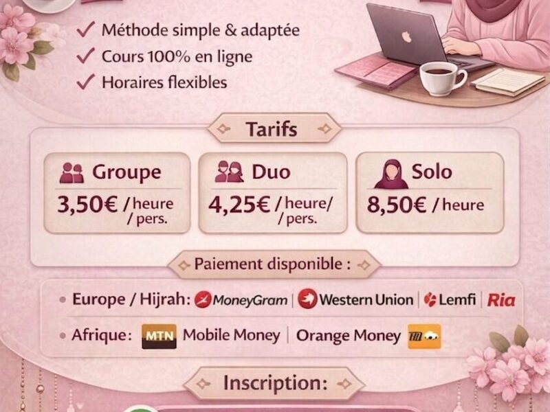 Professeure donne des cours d'anglais en ligne