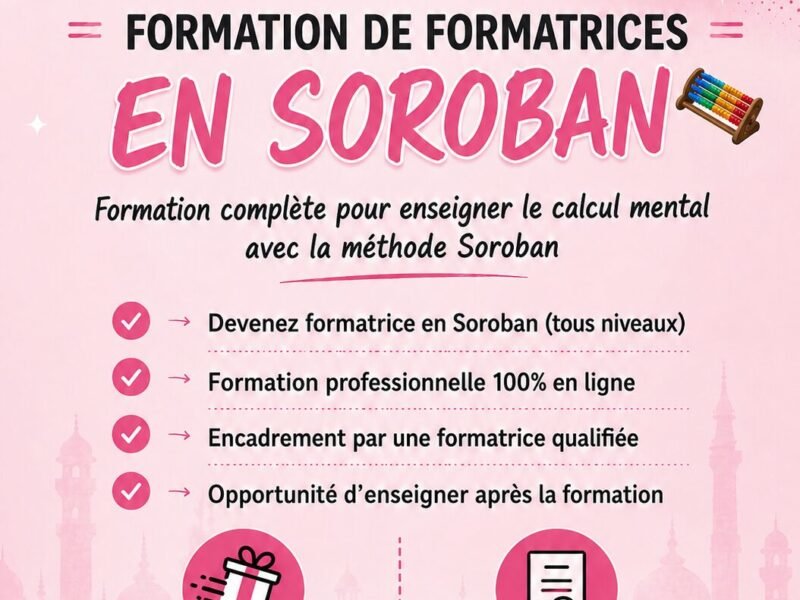 Formation des professeurs de soroban pour adultes