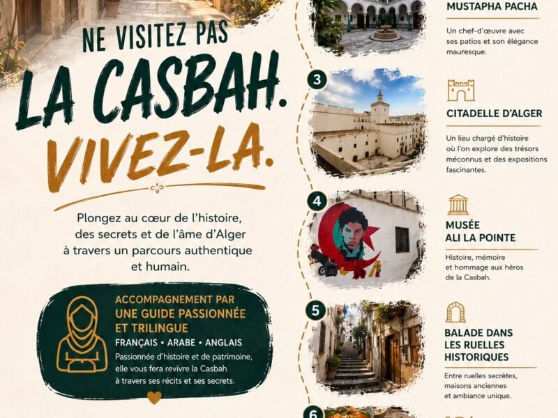 🌸 Taxi Femme & Visites Privées à Alger