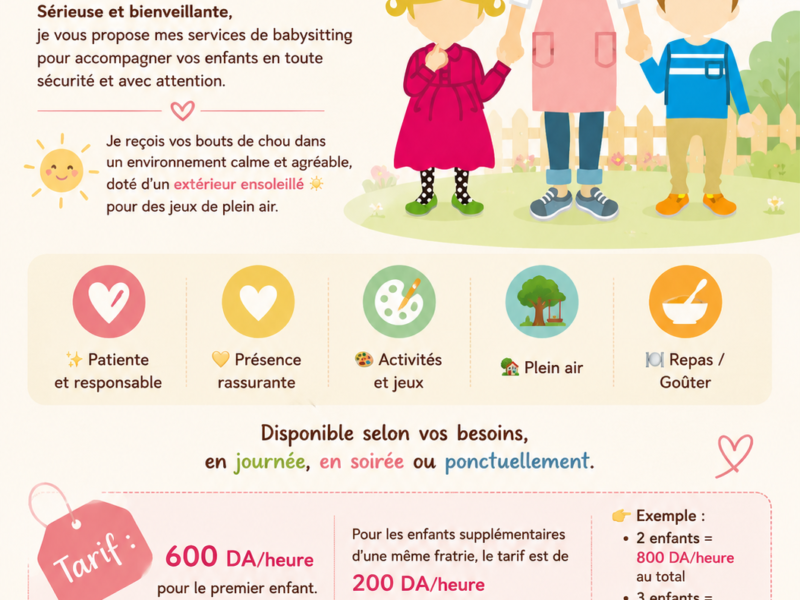 Besoin d’une nounou de confiance ?